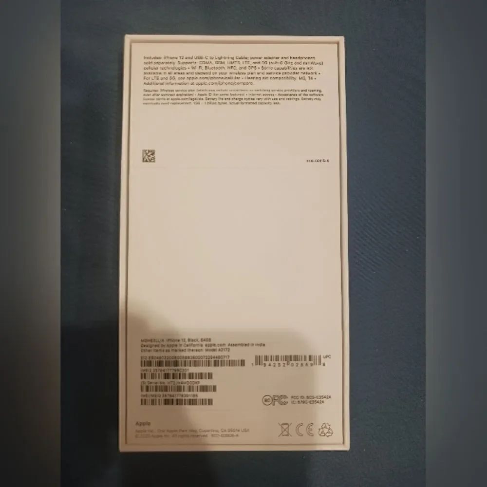 Apple iPhone 12 Cell Mobile Phone Empty Retail Box Only - Picture 4 of 4